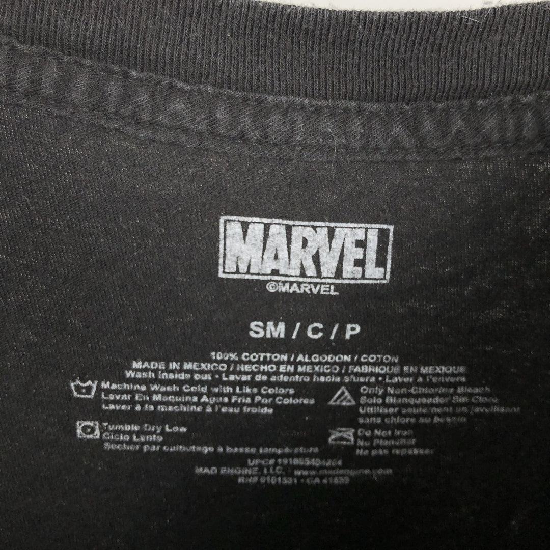 Marvel Venom Character Print T-Shirt (Men's Size S) cotton black type Vintage Second Hand