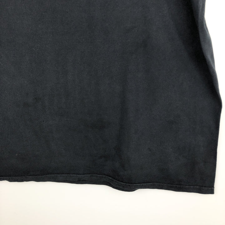 TOM and JERRY character print T-shirt, men's size XL. cotton black type Vintage Second Hand