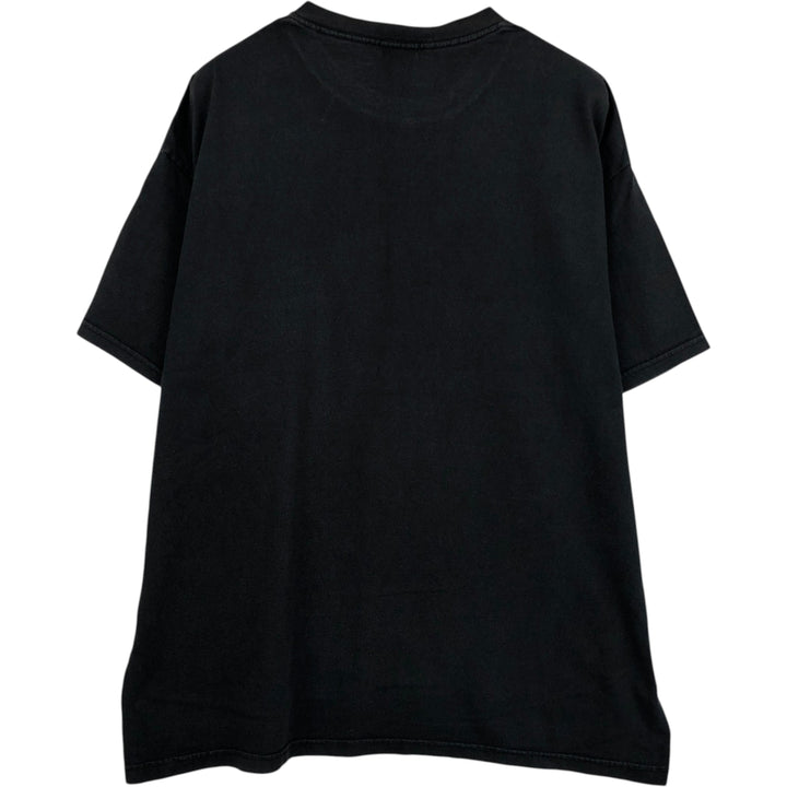 Delta Heroes TV Drama Character Print T-Shirt, Men's Size XL (approx.) cotton black type Vintage Second Hand