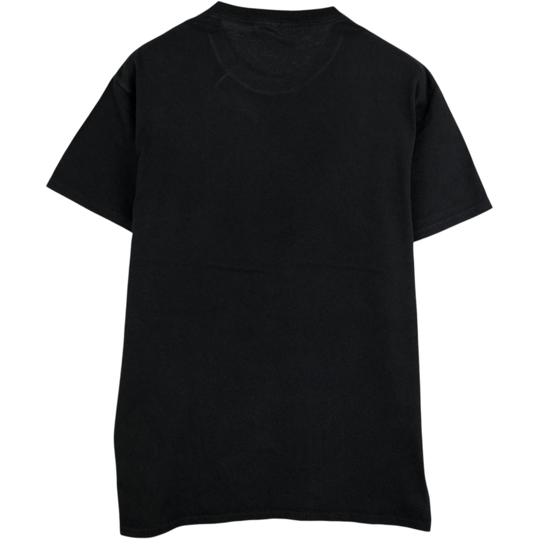 DEATH NOTE Anime Character Print T-Shirt Men's M Size cotton black type Vintage Second Hand
