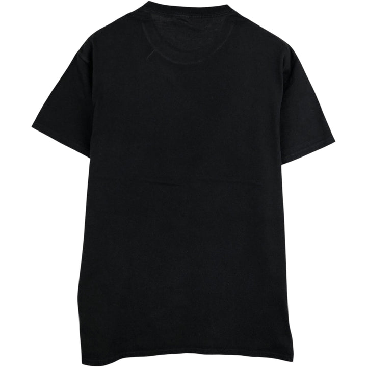 DEATH NOTE Anime Character Print T-Shirt Men's M Size cotton black type Vintage Second Hand