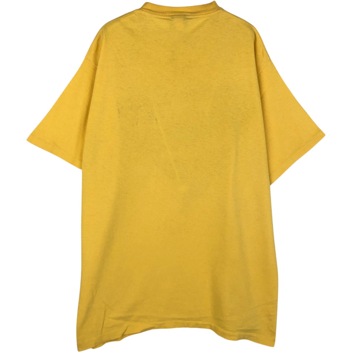 2000'S Warner Bros. Superman Movie T-Shirt, Made in USA, Men's Size XL (approx.) cotton yellow type Vintage Second Hand