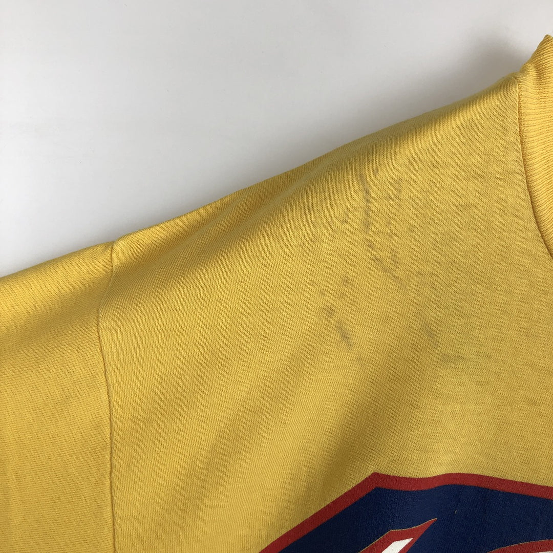 2000'S Warner Bros. Superman Movie T-Shirt, Made in USA, Men's Size XL (approx.) cotton yellow type Vintage Second Hand