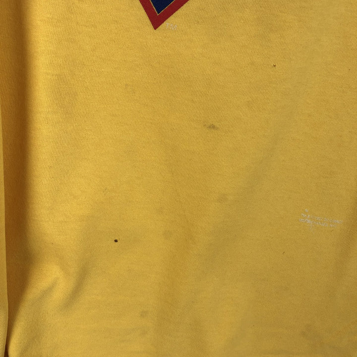 2000'S Warner Bros. Superman Movie T-Shirt, Made in USA, Men's Size XL (approx.) cotton yellow type Vintage Second Hand