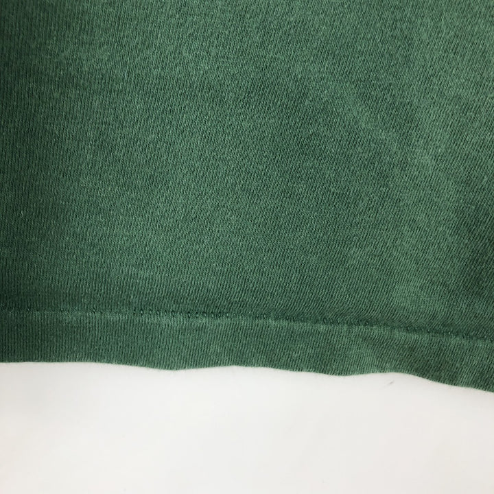 90'S Disney DESIGNS MICKEY MOUSE character print T-shirt, Made in USA, Men's XL equivalent, Vintage cotton Green type dark green Vintage Second Hand