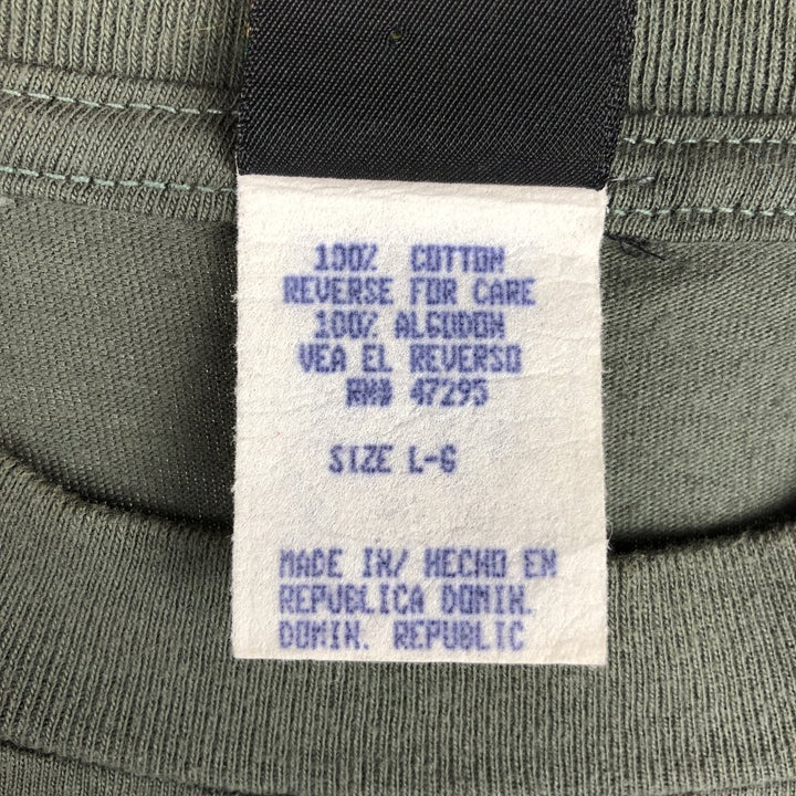 90'S MICKEY UNLIMITED MICKEY MOUSE Mickey Mouse Character Print T-Shirt, Men's Size L (Equivalent), Vintage cotton Khaki type Vintage Second Hand