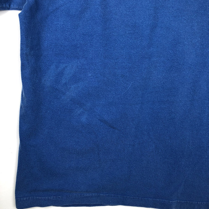 90'S MICKEY UNLIMITED character print T-shirt, made in USA, men's size L equivalent, vintage. cotton blue type Vintage Second Hand