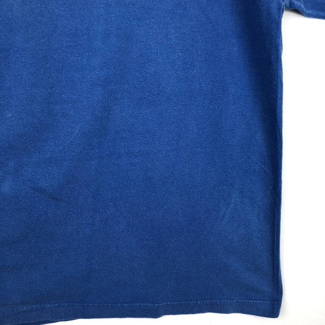 90'S MICKEY UNLIMITED character print T-shirt, made in USA, men's size L equivalent, vintage. cotton blue type Vintage Second Hand