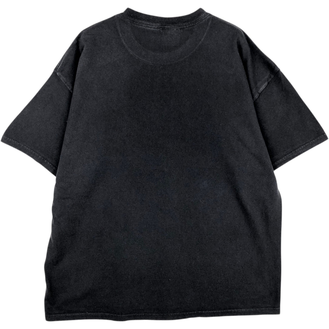 SUPERMAN character print T-shirt, men's size XL (approx.) cotton black type Vintage Second Hand