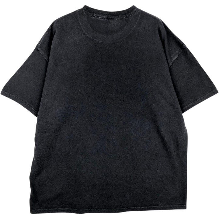 SUPERMAN character print T-shirt, men's size XL (approx.) cotton black type Vintage Second Hand