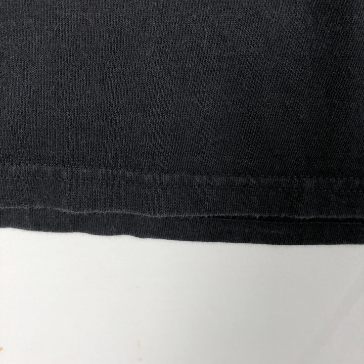 SUPERMAN character print T-shirt, men's size XL (approx.) cotton black type Vintage Second Hand