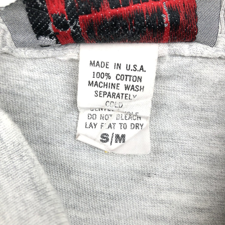 90'S Disney FASHIONS GOOFY Mock Neck Character Print T-Shirt, Made in USA, Men's Size S (Equivalent), Vintage cotton gray type Vintage Second Hand