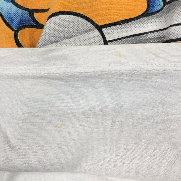 90'S Fruit of the Loom Garfield Character Print T-Shirt, Made in USA, Men's XL (approx.) Vintage cotton pale white type Vintage Second Hand