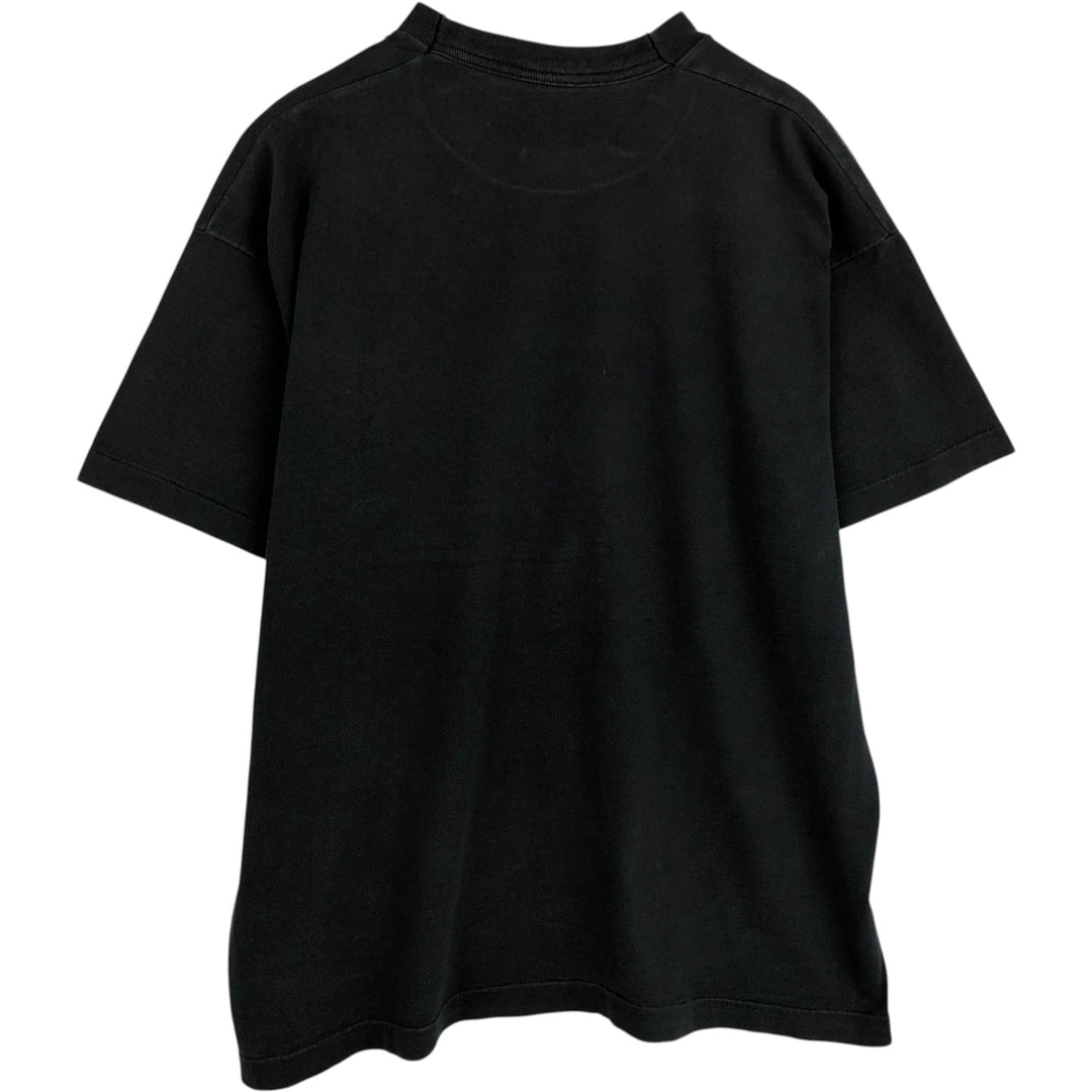 MICKEY UNLIMITED MICKEY MOUSE Mickey Mouse Character Print T-Shirt, Made in USA, Men's XL (approx.) cotton black type Vintage Second Hand