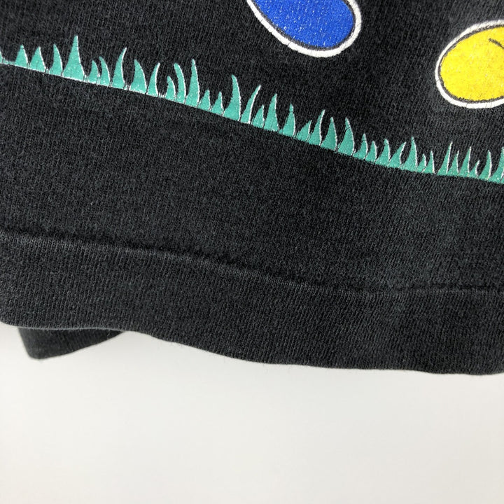 MICKEY UNLIMITED MICKEY MOUSE Mickey Mouse Character Print T-Shirt, Made in USA, Men's XL (approx.) cotton black type Vintage Second Hand
