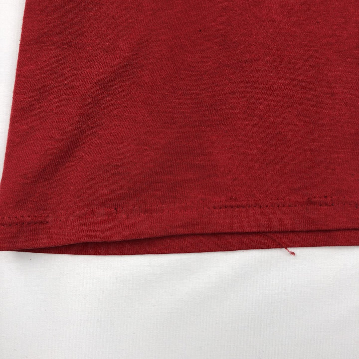 90'S Velva Sheen Mickey Mouse Character Print T-Shirt, Made in USA, Men's Size M (approx.), Vintage polyester red type Vintage Second Hand