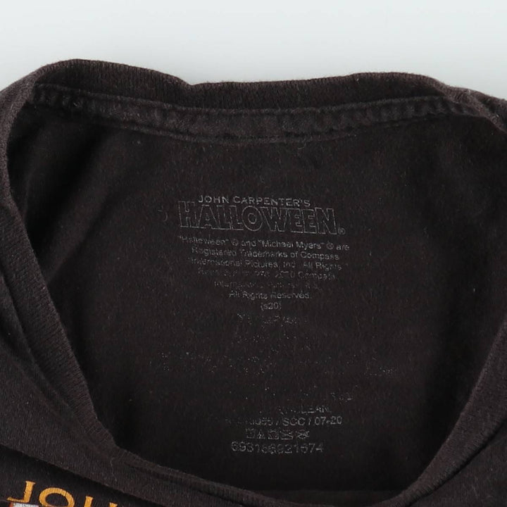 HALLOWEEN Movie T-shirt for men (size L) unclear black type Vintage Second Hand