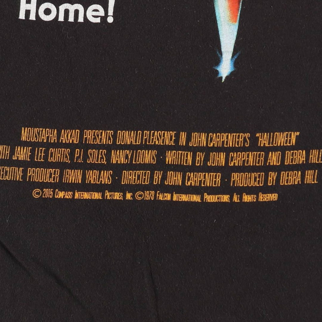 HALLOWEEN Movie T-shirt for men (size L) unclear black type Vintage Second Hand