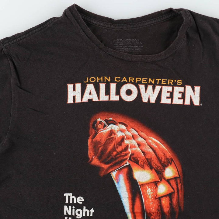 HALLOWEEN Movie T-shirt for men (size L) unclear black type Vintage Second Hand