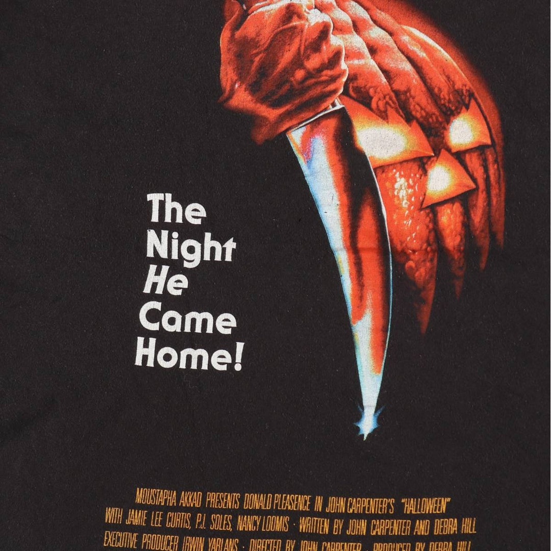 HALLOWEEN Movie T-shirt for men (size L) unclear black type Vintage Second Hand