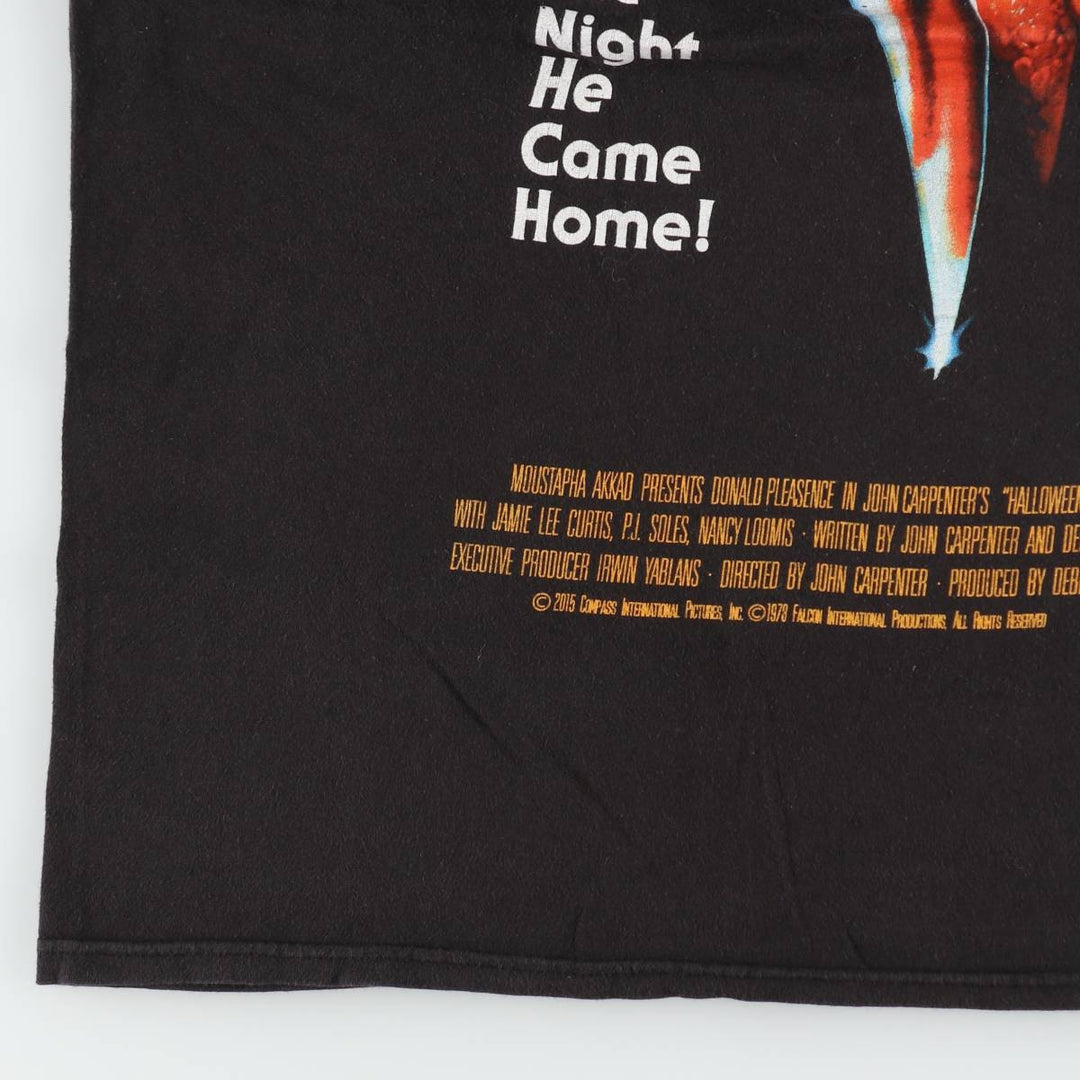 HALLOWEEN Movie T-shirt for men (size L) unclear black type Vintage Second Hand