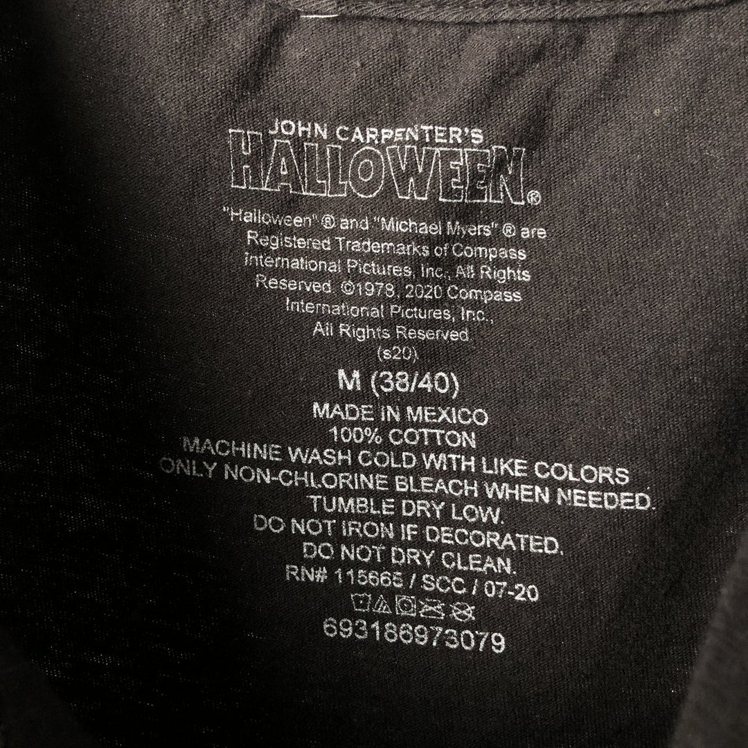 HALLOWEEN Movie T-shirt for men, size M cotton black type Vintage Second Hand