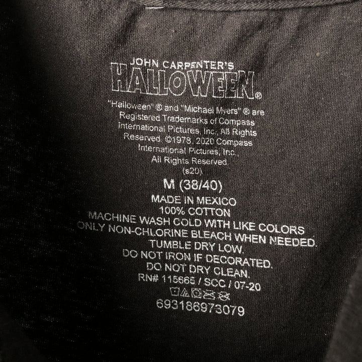 HALLOWEEN Movie T-shirt for men, size M cotton black type Vintage Second Hand