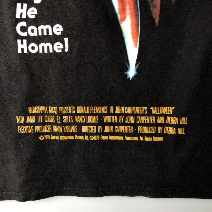 HALLOWEEN Movie T-shirt for men, size M cotton black type Vintage Second Hand