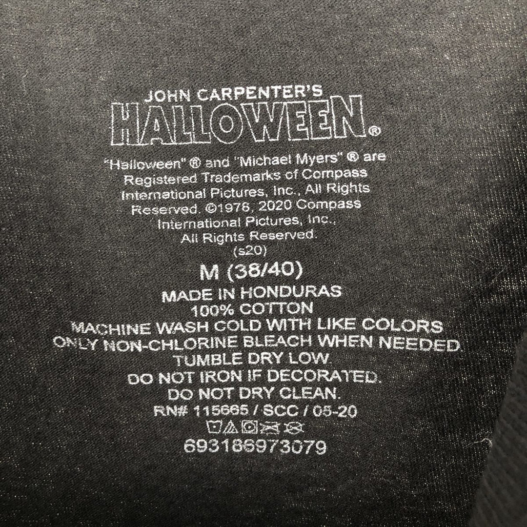 HALLOWEEN Movie T-shirt for men, size M cotton black type Vintage Second Hand