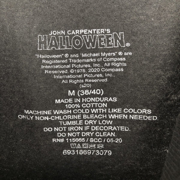 HALLOWEEN Movie T-shirt for men, size M cotton black type Vintage Second Hand