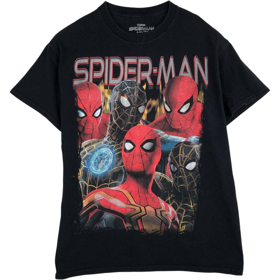 SPIDER MAN Movie T-Shirt (Men's Size M) cotton black type Vintage Second Hand