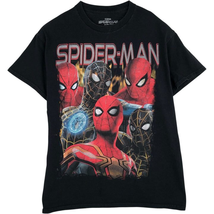 SPIDER MAN Movie T-Shirt (Men's Size M) cotton black type Vintage Second Hand