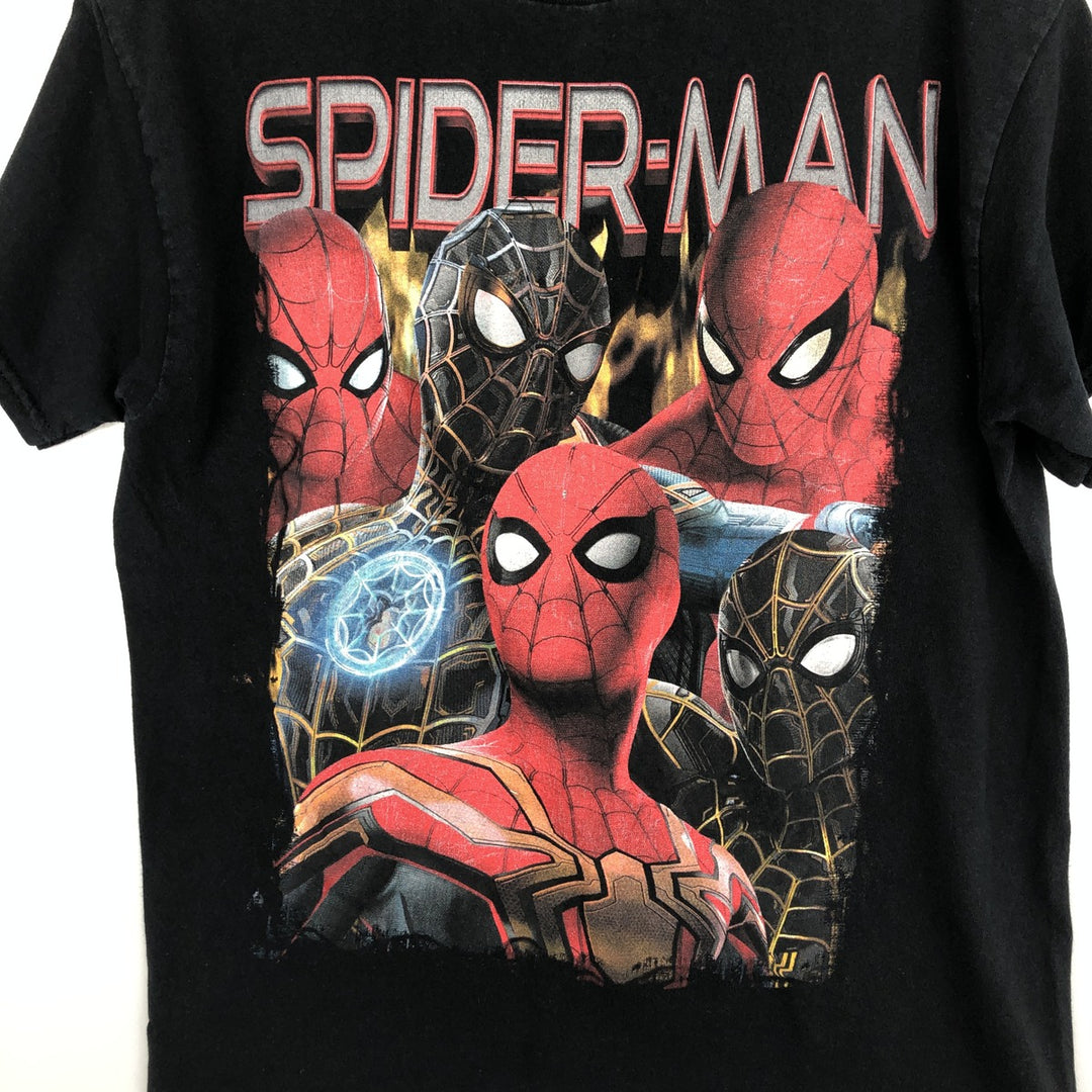 SPIDER MAN Movie T-Shirt (Men's Size M) cotton black type Vintage Second Hand