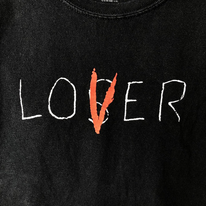 IT Movie T-shirt Men's L size cotton black type Vintage Second Hand