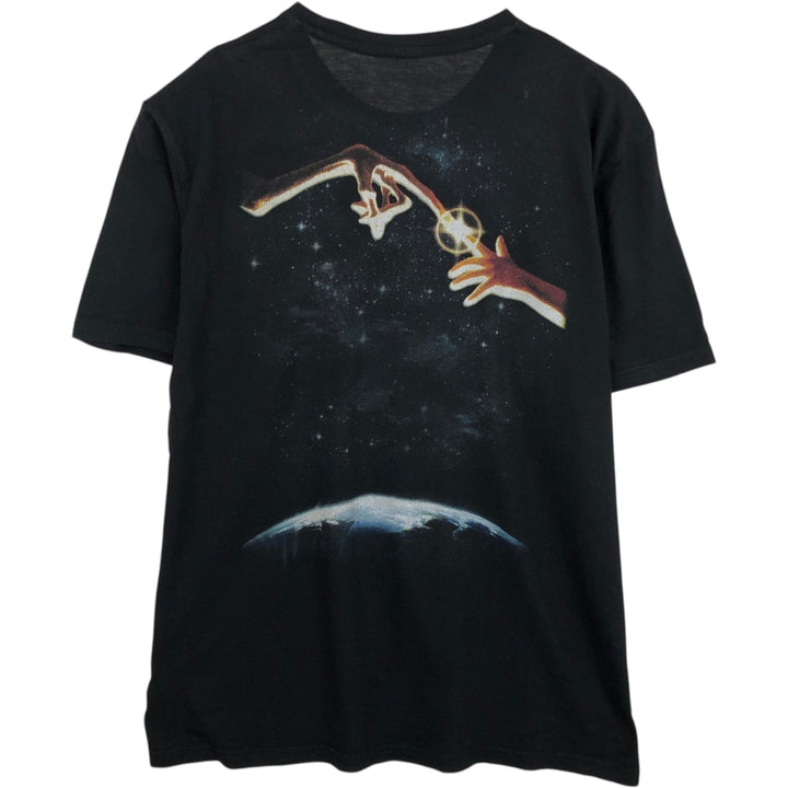 ET Movie T-shirt, Men's Size M (equivalent) cotton black type Vintage Second Hand
