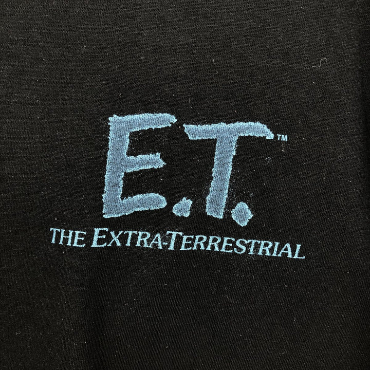 ET Movie T-shirt, Men's Size M (equivalent) cotton black type Vintage Second Hand