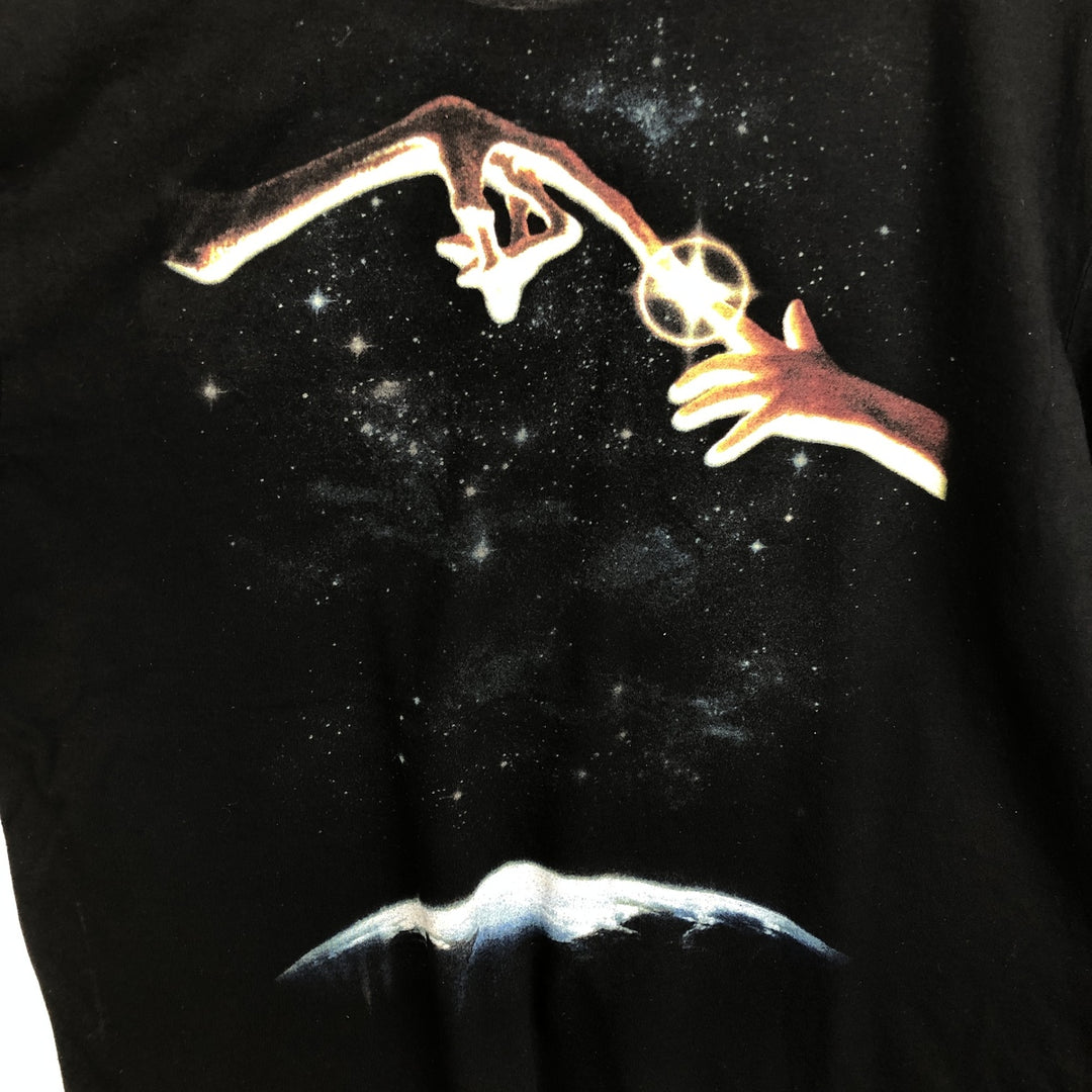 ET Movie T-shirt, Men's Size M (equivalent) cotton black type Vintage Second Hand