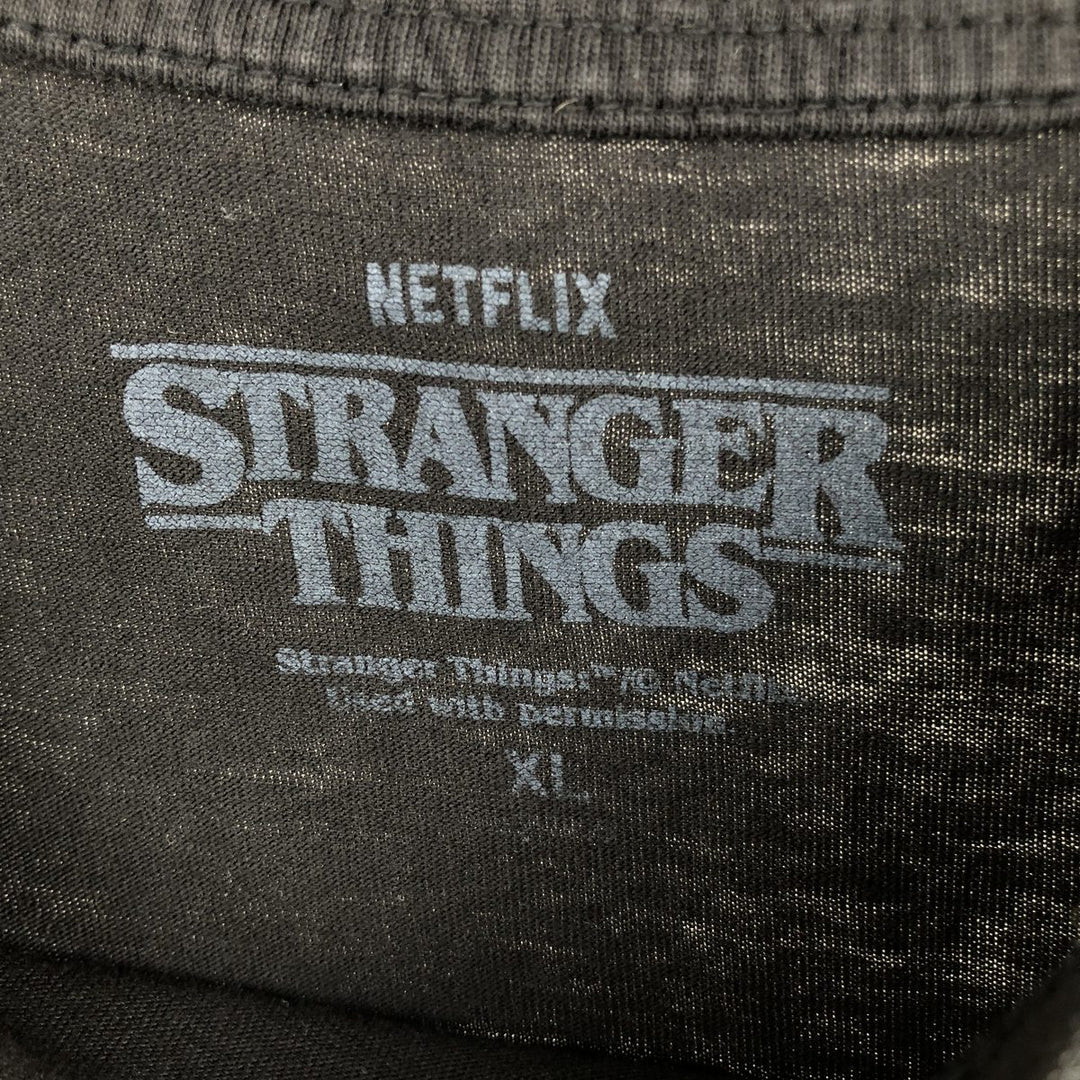 STRANGER THINGS VECNA Movie T-Shirt (Men's XL equivalent) cotton black type Vintage Second Hand