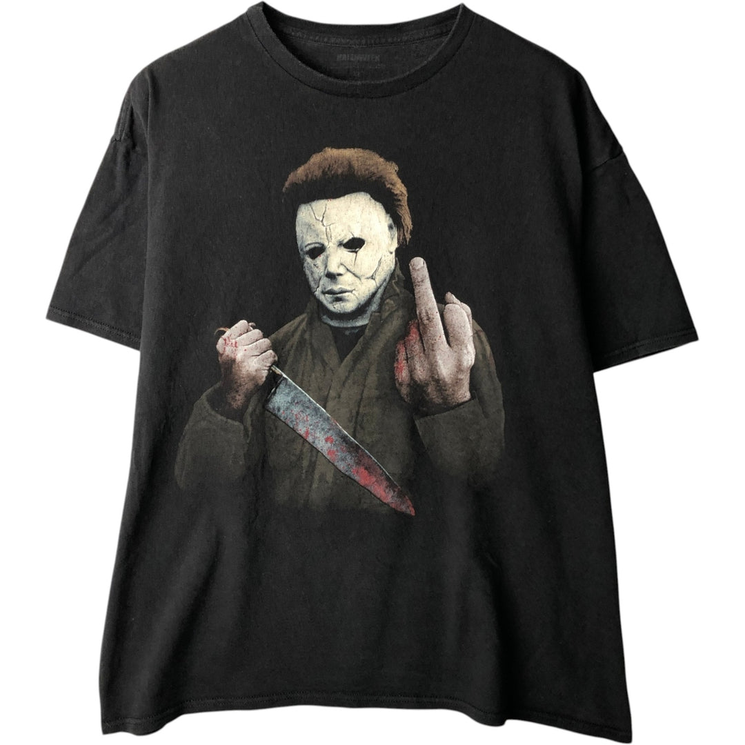 HALLOWEEN Movie T-Shirt, Men's, Size XL cotton black type Vintage Second Hand
