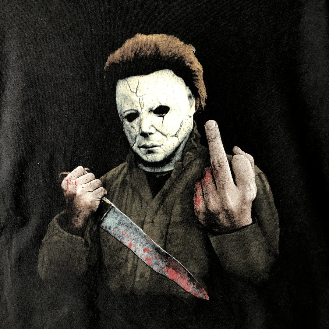 HALLOWEEN Movie T-Shirt, Men's, Size XL cotton black type Vintage Second Hand
