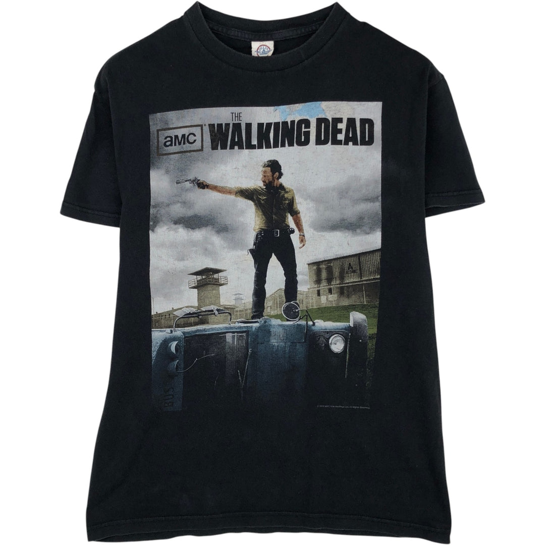 DELTA WALKING DEAD Movie T-Shirt (Men's Size M) cotton black type Vintage Second Hand