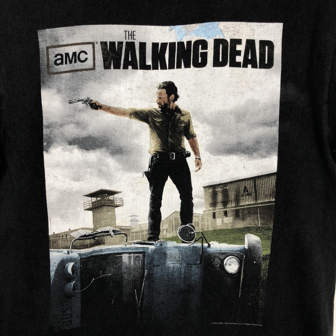 DELTA WALKING DEAD Movie T-Shirt (Men's Size M) cotton black type Vintage Second Hand