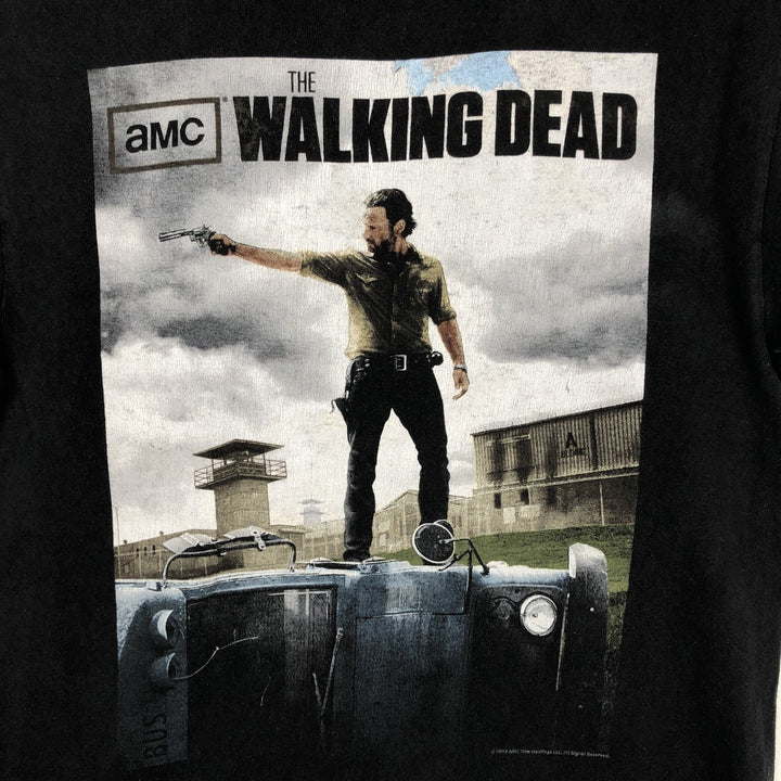 DELTA WALKING DEAD Movie T-Shirt (Men's Size M) cotton black type Vintage Second Hand