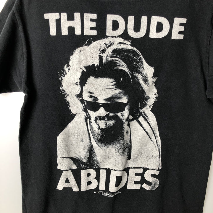 THE BIG LEBOWSKI Movie T-shirt (Men's Size S) unclear black type Vintage Second Hand