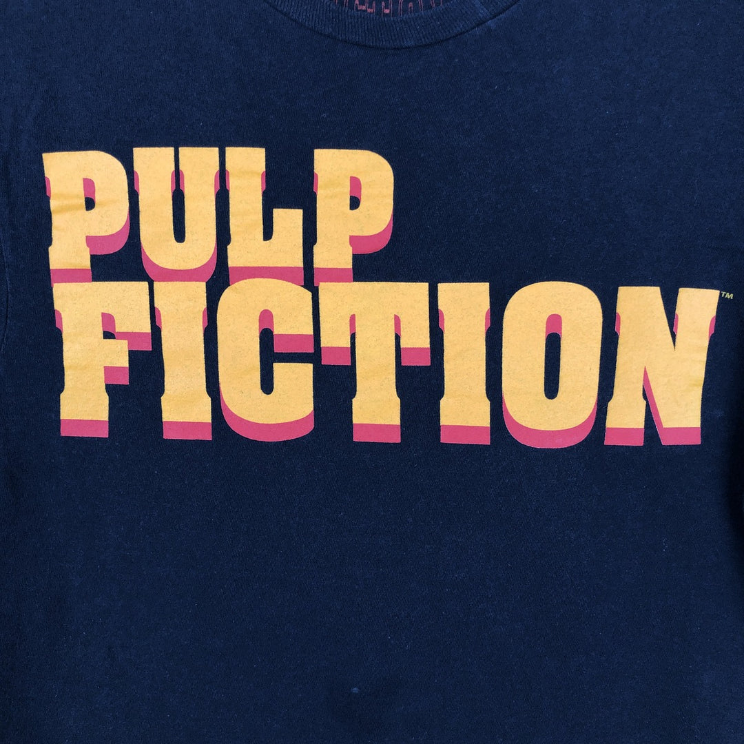PULP FICTION Pulp Fiction Movie T-shirt Men's S size cotton black type Vintage Second Hand
