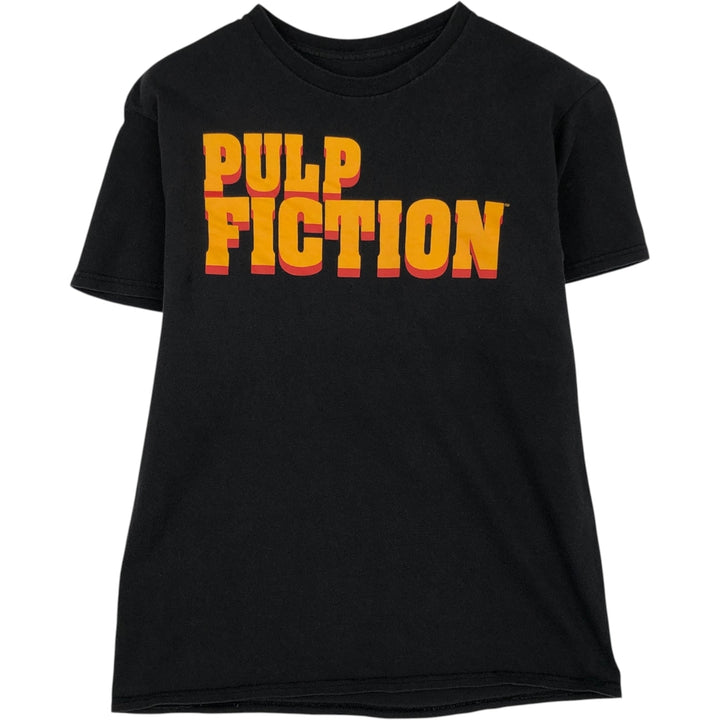 PULP FICTION Pulp Fiction Movie T-shirt Men's M size cotton black type Vintage Second Hand