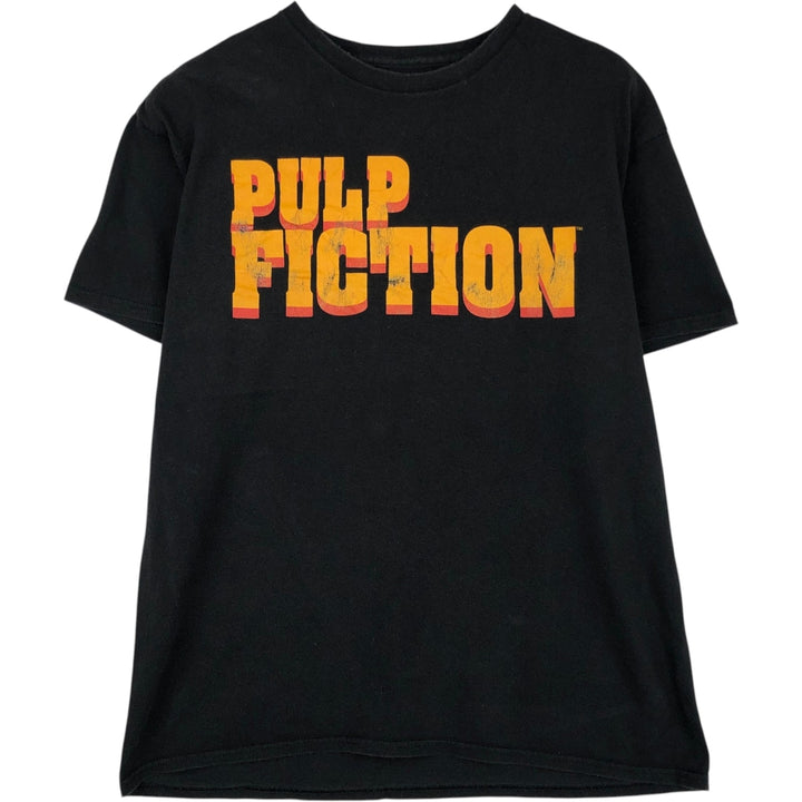PULP FICTION Pulp Fiction Movie T-shirt Men's L size cotton black type Vintage Second Hand