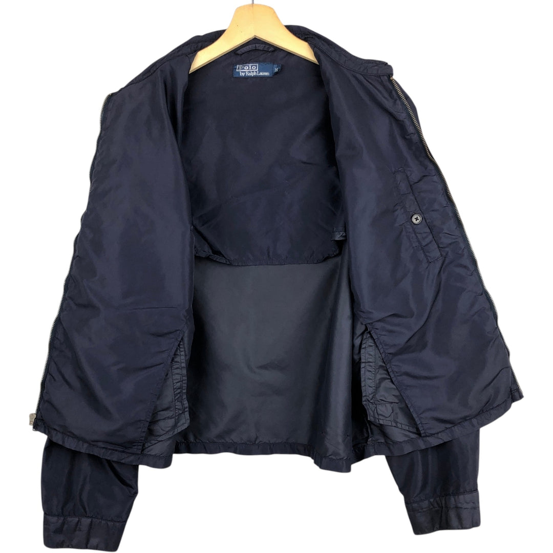 Ralph Lauren POLO by Ralph Lauren Swing Top Sports Jacket Men's M Nylon navy blue type Vintage Second Hand
