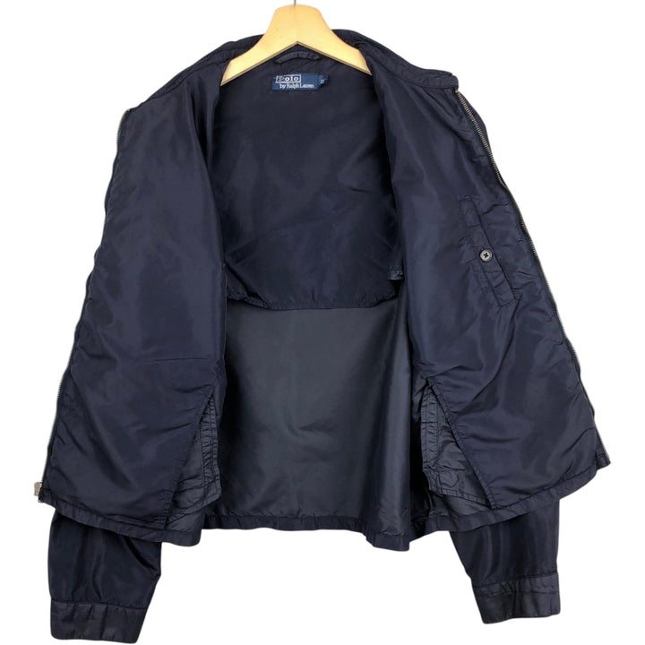 Ralph Lauren POLO by Ralph Lauren Swing Top Sports Jacket Men's M Nylon navy blue type Vintage Second Hand
