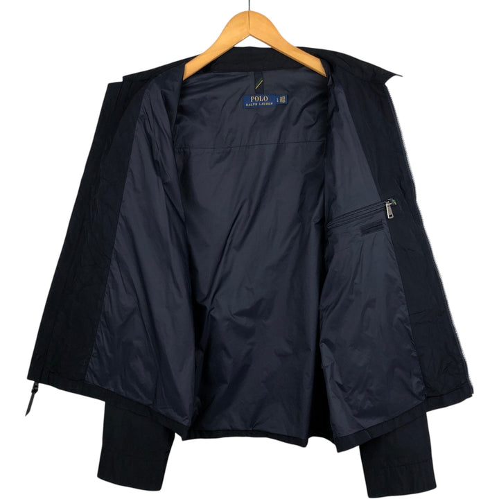 Ralph Lauren POLO RALPH LAUREN Swing Top Sports Jacket Men's L size recycled polyester navy blue type Vintage Second Hand